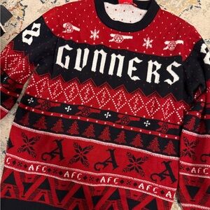 Gunners Red and Black Sweater